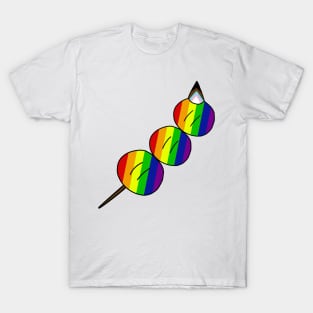 Pride month all inclusive flag LGBTQ+ Dango T-Shirt